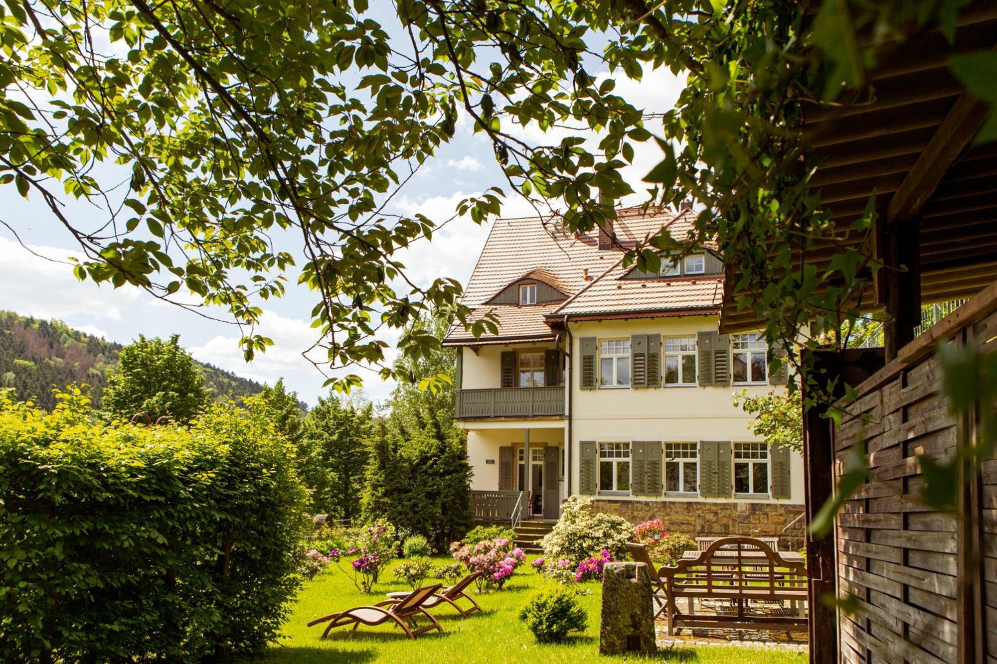 Villa Elbufer Bad Schandau Exteriér fotografie