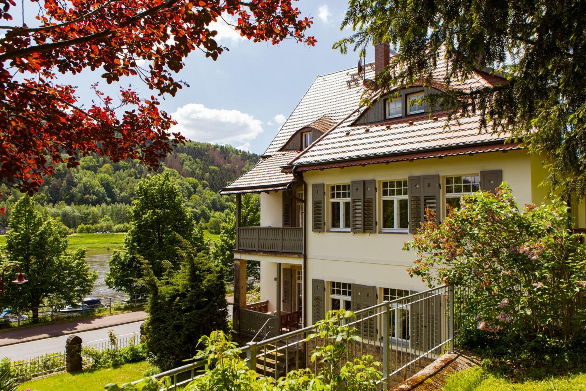 Villa Elbufer Bad Schandau Exteriér fotografie